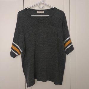 Urban Outfitters Project Social Grey Baseball Tee